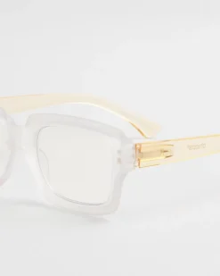Online Matte Clear Taupe Readers Eyewear