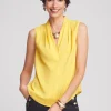 Fashion Matte Satin Pleated Top Tops