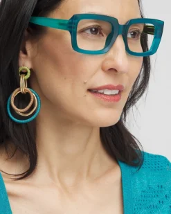 Store Matte Teal Green Readers Eyewear
