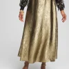 Best Sale Metallic Satin Maxi Skirt Skirts | Dresses