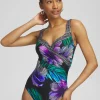 New Miraclesuit Flora Aura It's A Wrap Swimsuit Swim