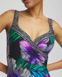 New Miraclesuit Flora Aura It's A Wrap Swimsuit Swim