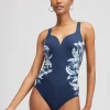 New Miraclesuit Tropica Toile Temptress One Piece Swim