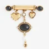 Fashion Mixed Metal Heart Brooch Pins & Brooches