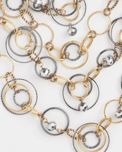 Best Mixed Metal Links Bib Necklace Necklaces
