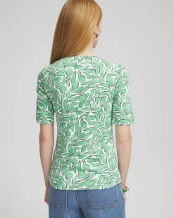 Clearance Modern Everyday V-neck Tee Tops