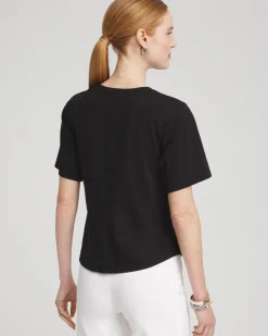Store Modern Fit & Flare Tee Tops