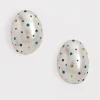New Multicolor Tone Puff Earrings Earrings