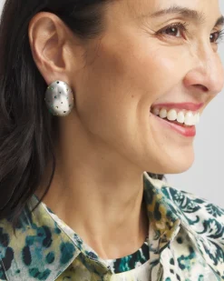 New Multicolor Tone Puff Earrings Earrings
