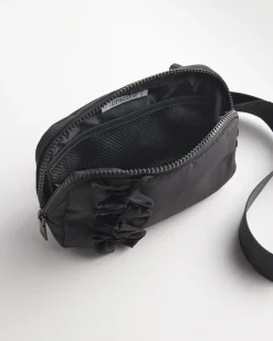 Fashion Neema Satin Ruffle Belt Bag Bags