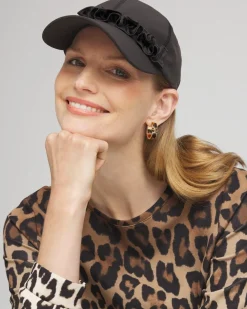 Fashion Neema UPF Satin Ruffle Baseball Cap Hats