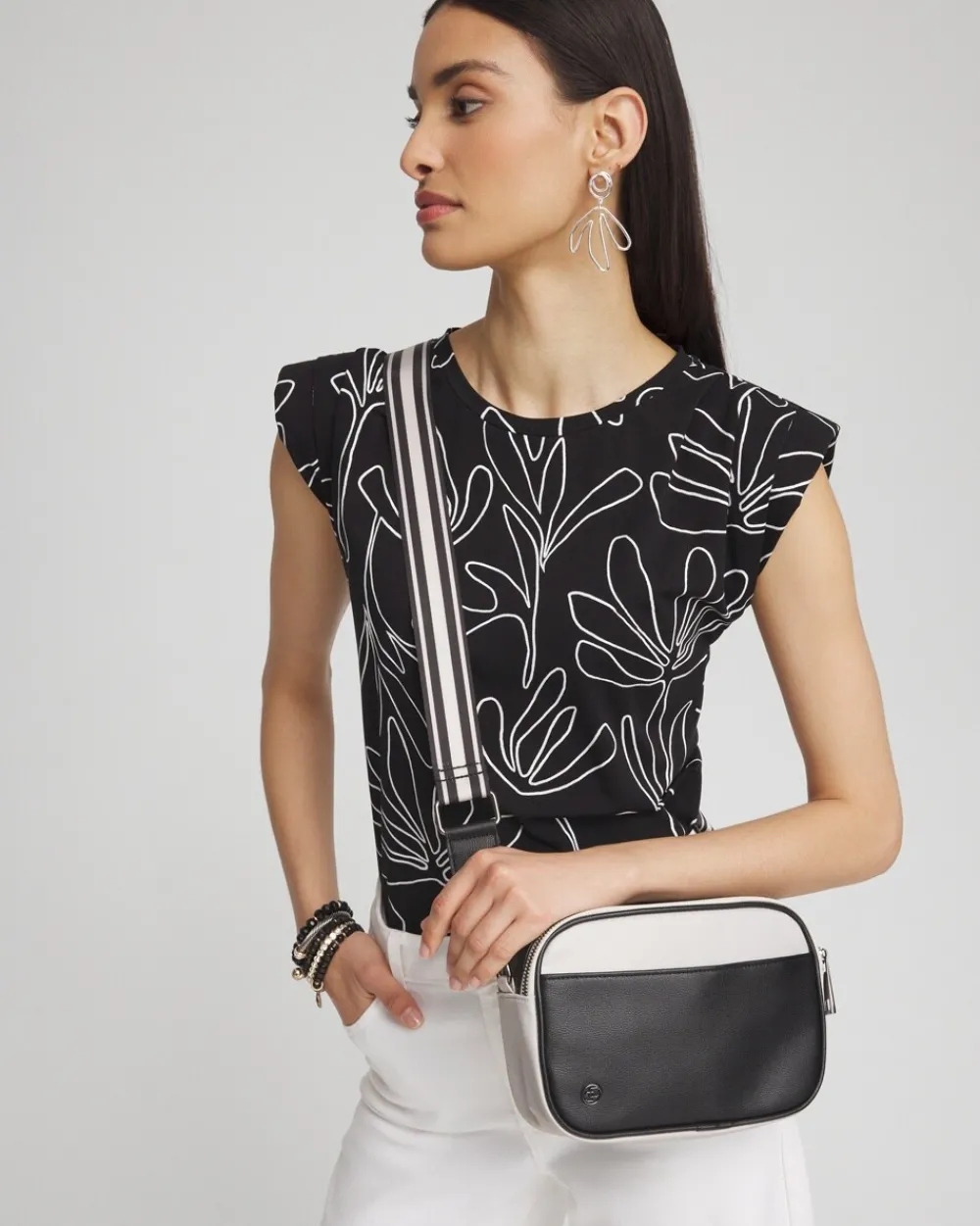 Discount Neutral Color Block Camera Bag Bags