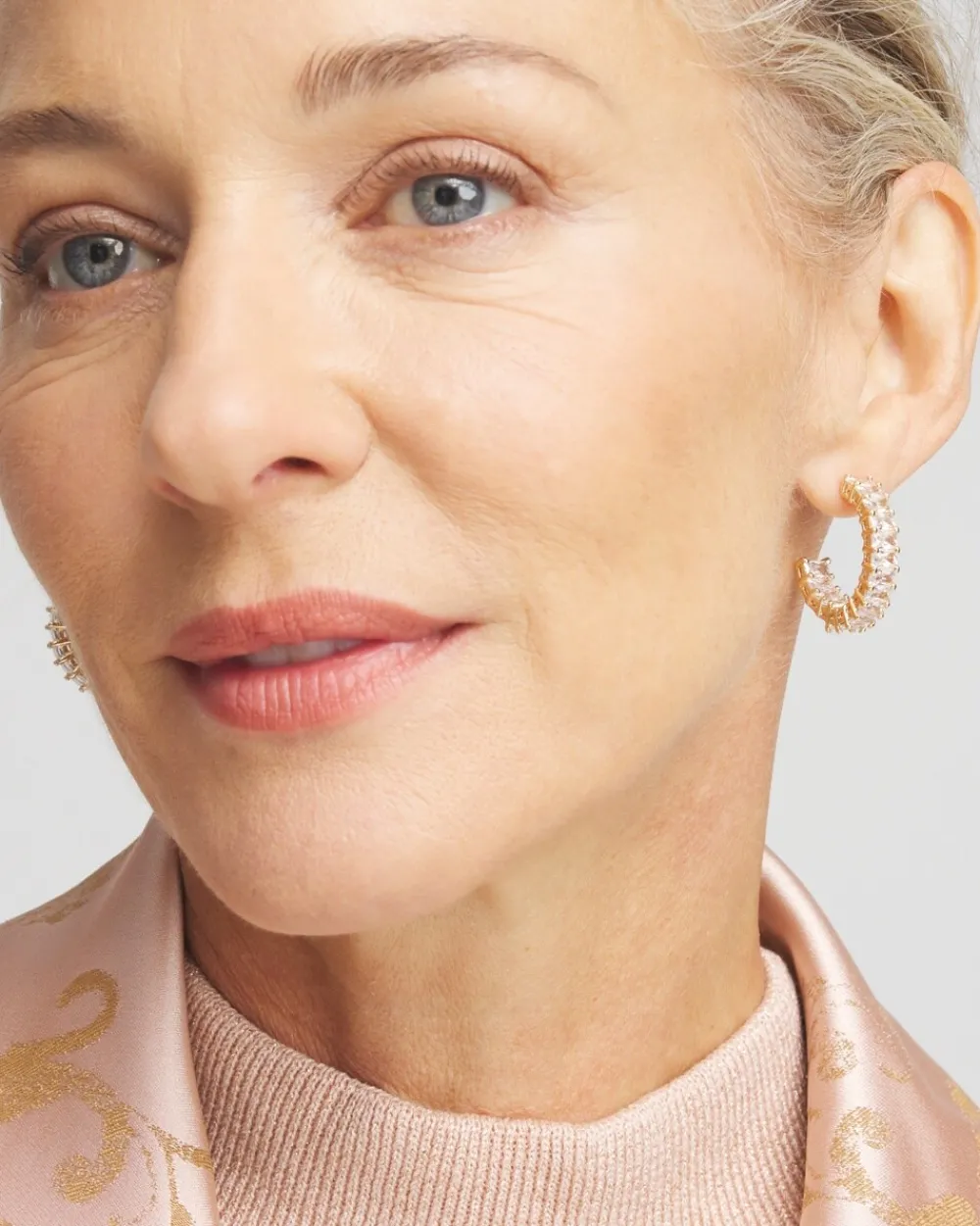 Best No Droop™ Tone Baguette Hoop Earrings Everyday Jewelry