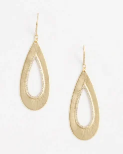 Cheap No Droop™ Tone Teardrop Earrings Earrings