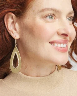 Cheap No Droop™ Tone Teardrop Earrings Earrings