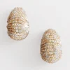 New No Droop™ Neutral Sequin Huggie Earrings Earrings
