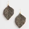 New No Droop™ Pavé Leaf Drop Earrings Earrings