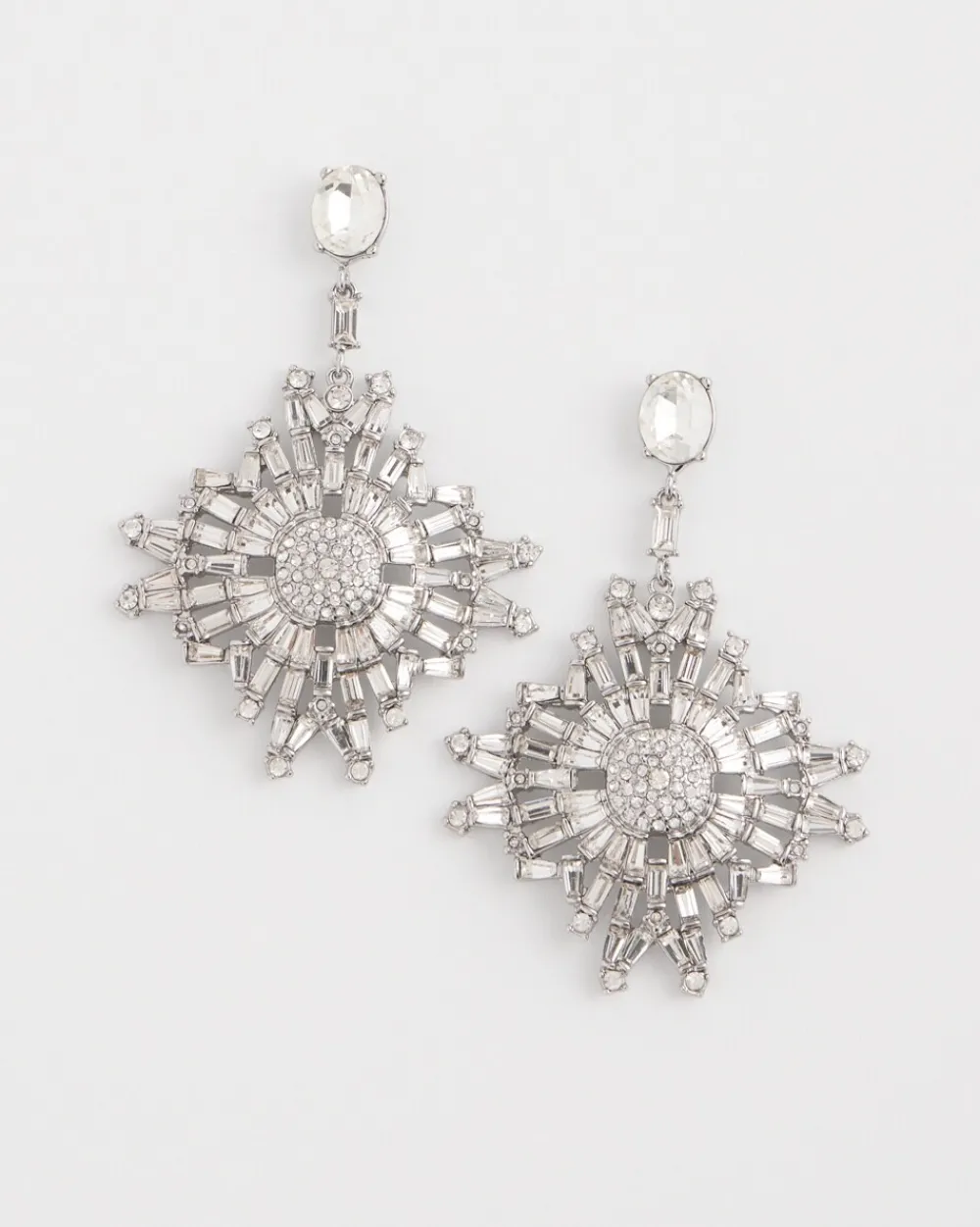 Discount No Droop™ Snowflake Drop Earrings Earrings