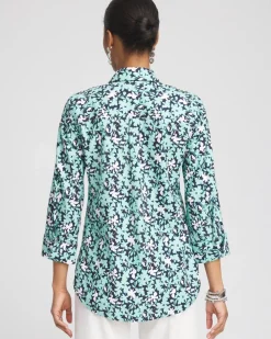 Best Sale No Iron™ Cool Floral Shirt Tops