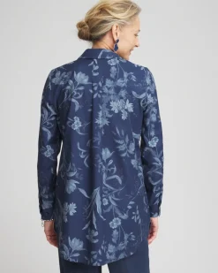 Fashion No Iron™ Floral Tunic Tops