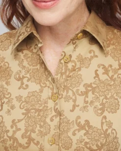Flash Sale No Iron™ Jacquard Shirt Tops