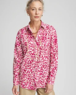 Discount No Iron™ Leopard Print Shirt Tops | Blouses & Shirts