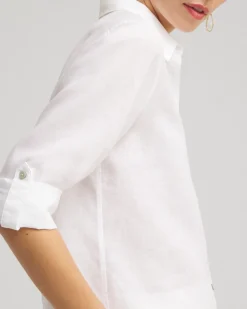 Cheap No Iron™ Linen Tunic Tops