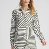 Fashion No Iron™ Stretch Abstract Print Tunic Tops