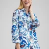 Store No Iron™ Stretch Cool Floral Shirt Tops