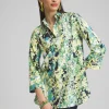 Flash Sale No Iron™ Stretch Floral 3/4 Sleeve Tunic Tops