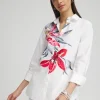 Discount No Iron™ Stretch Floral Shirt Tops