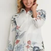 Best No Iron™ Stretch Floral Shirt Tops