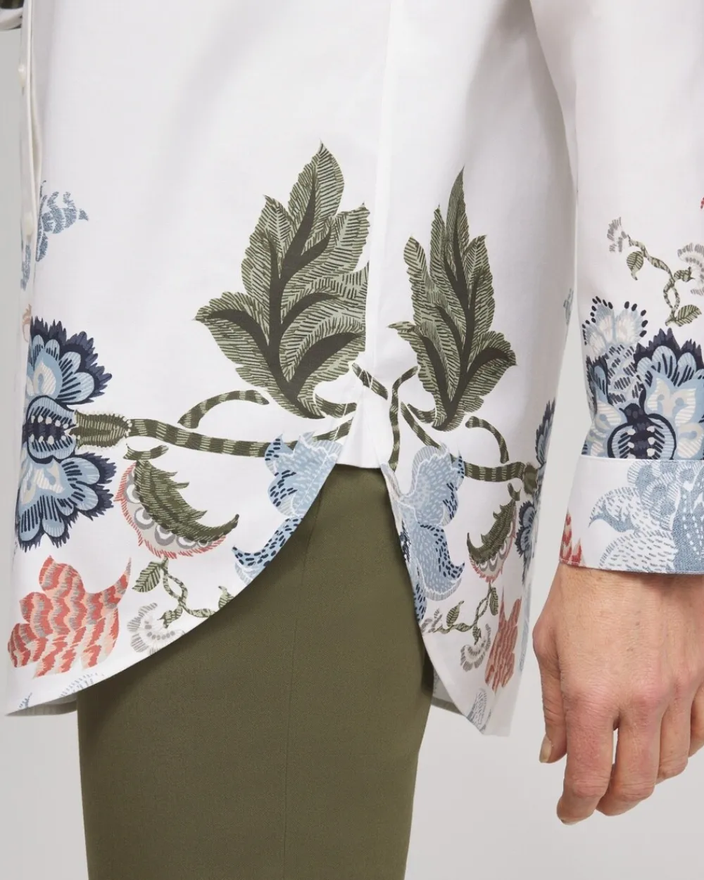 Best No Iron™ Stretch Floral Shirt Tops