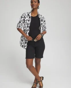 Clearance No Iron™ Stretch Pottery Shirt Tops