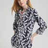 Fashion No Iron™ Stretch Swirl Shirt Tops