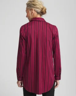 Clearance No Iron™ Stripe Tunic Tops