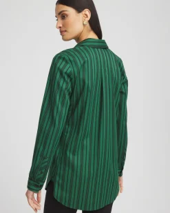 Outlet No Iron™ Striped Tunic Tops