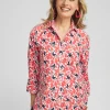 Hot No Iron™ Warm Floral Shirt Tops