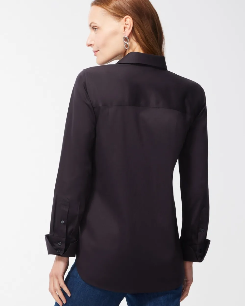 Fashion No-Iron™ Stretch Shirt Tops