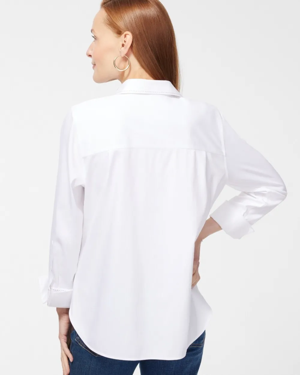 Discount No-Iron™ Stretch Shirt Tops | Blouses & Shirts