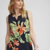 Outlet Orchid Notch Neck Tank Tops