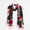 Shop Orchid Print Oblong Scarf Scarves