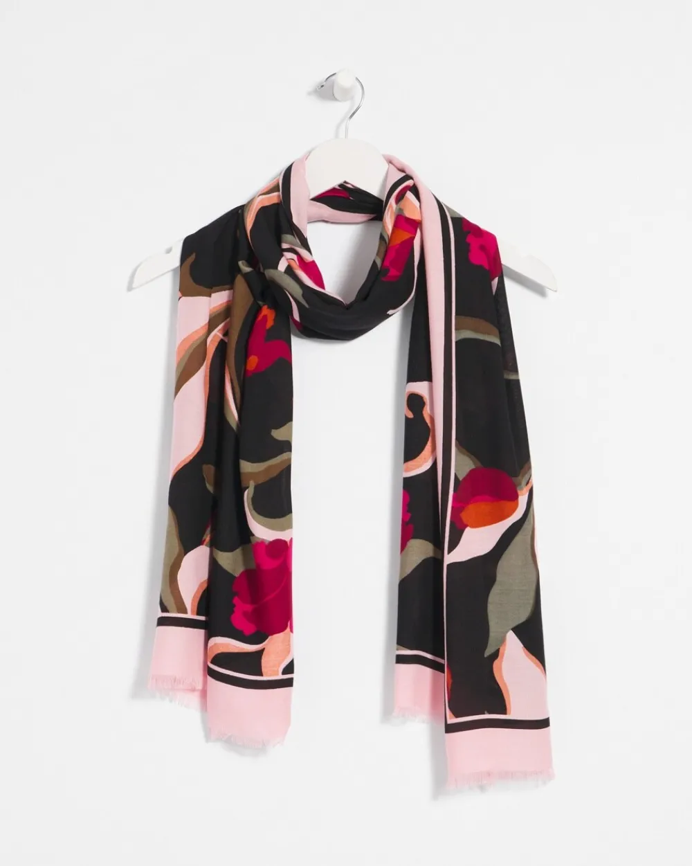 Shop Orchid Print Oblong Scarf Scarves