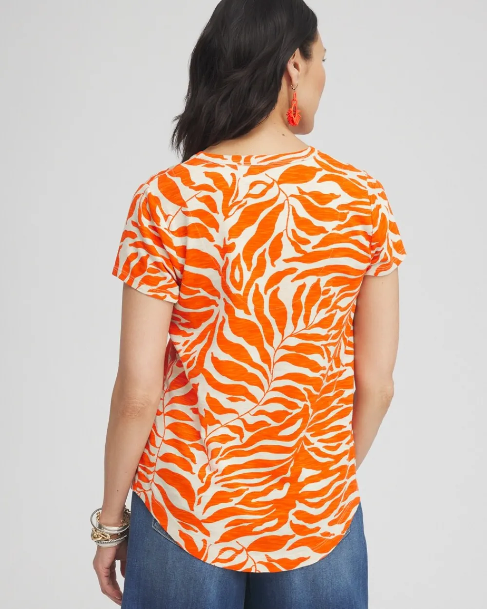 Cheap Palms Cap Sleeve Tee Tops