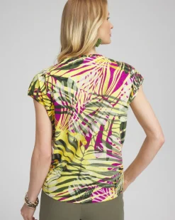 Cheap Palms Inverted Knot Front Tee Tops