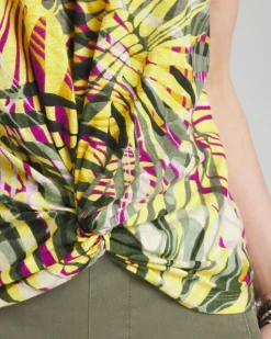 Cheap Palms Inverted Knot Front Tee Tops