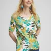 Best Palms Scoop Neck Tee Tops