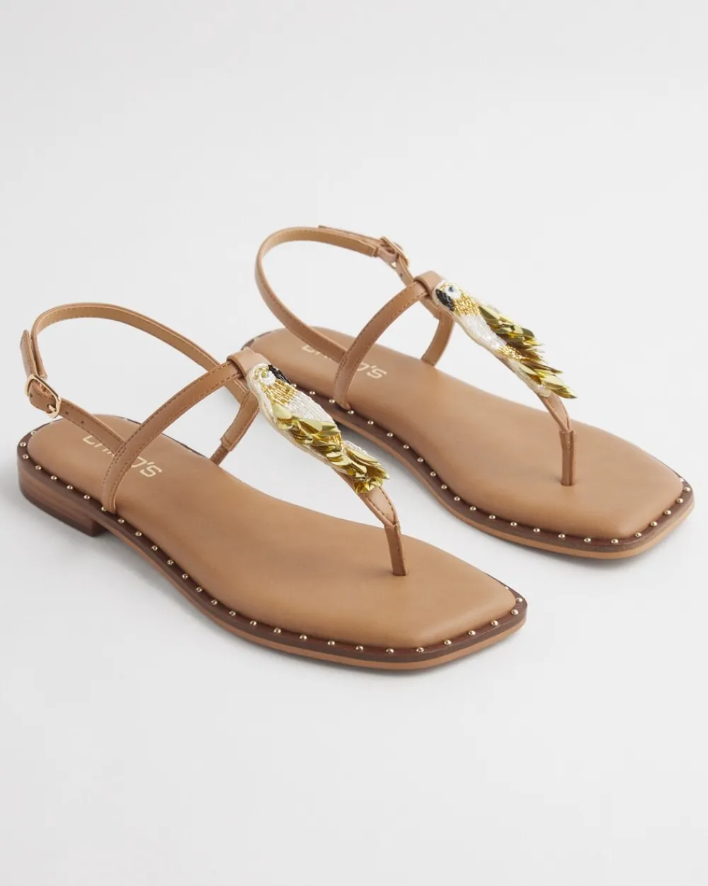 Outlet Parrot T-Strap Sandals Shoes