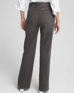 New Pearl High Rise Wide Leg Jean Jeans & Denim