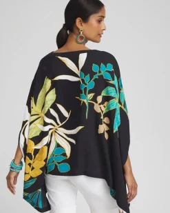 Hot Placed Palms Poncho Tops